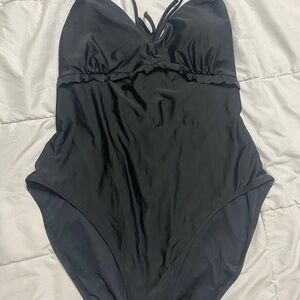Old Navy Women's Black One Piece Swimsuit